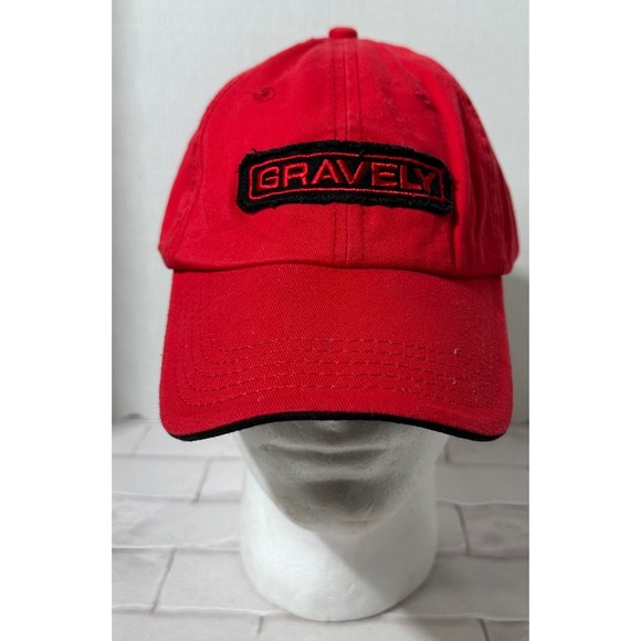 Gravely Other - Gravely Lawn Mowers Red‎ Baseball Hat Adjustable Cotton Embroidered Patch Cap